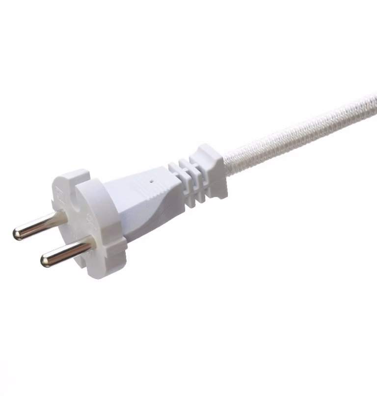 SNI power cord & extension cord Plug 2 Pin Braided power cord for Electric iron